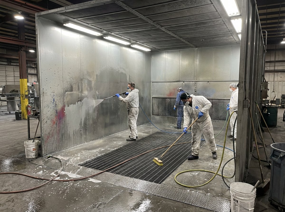 Püskürtme Kabinleri Temizliği